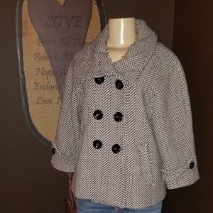 🤩 Gorgeous 100% Lana/Wool Peacoat by Shyla